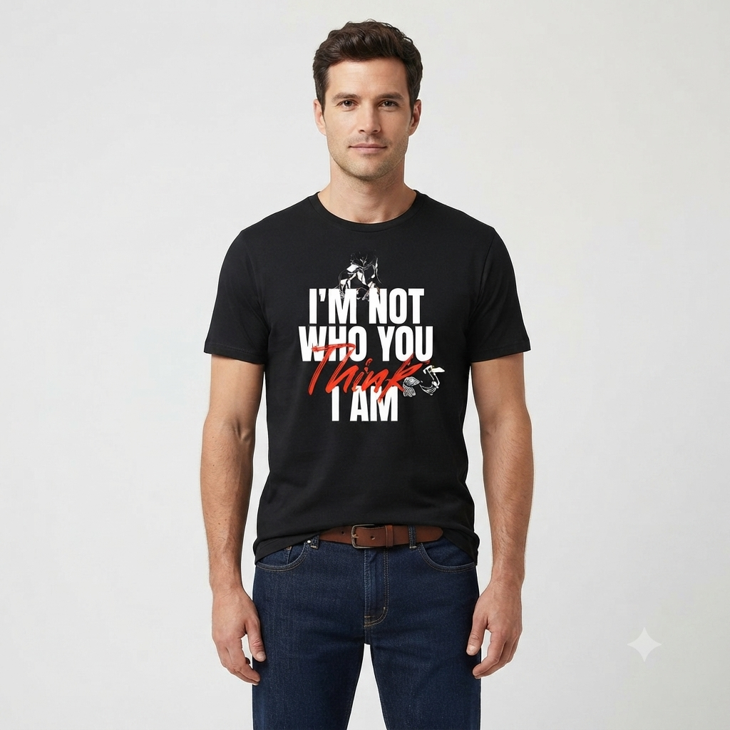 Graphic Printed Tee – I'm Not Who You Think I Am
